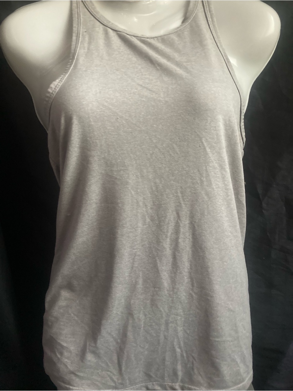 Ardene Basic Collection Gray Racerback Tank Top M